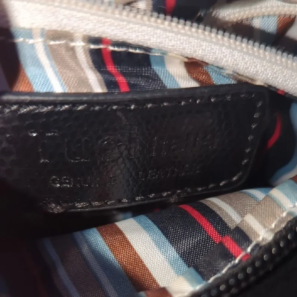 Elegant Black Textured Bag